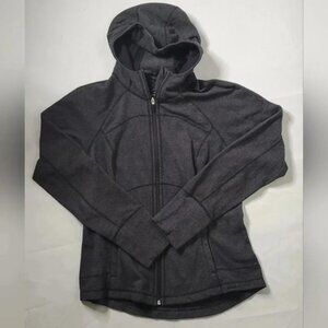 PrAna Born from the EXperience Hooded Sweatshirt fleece  Jacket Sz L Metal Gray